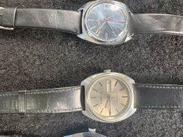 Lot de 4 montres vintage Grovana Mirexal Lucerne