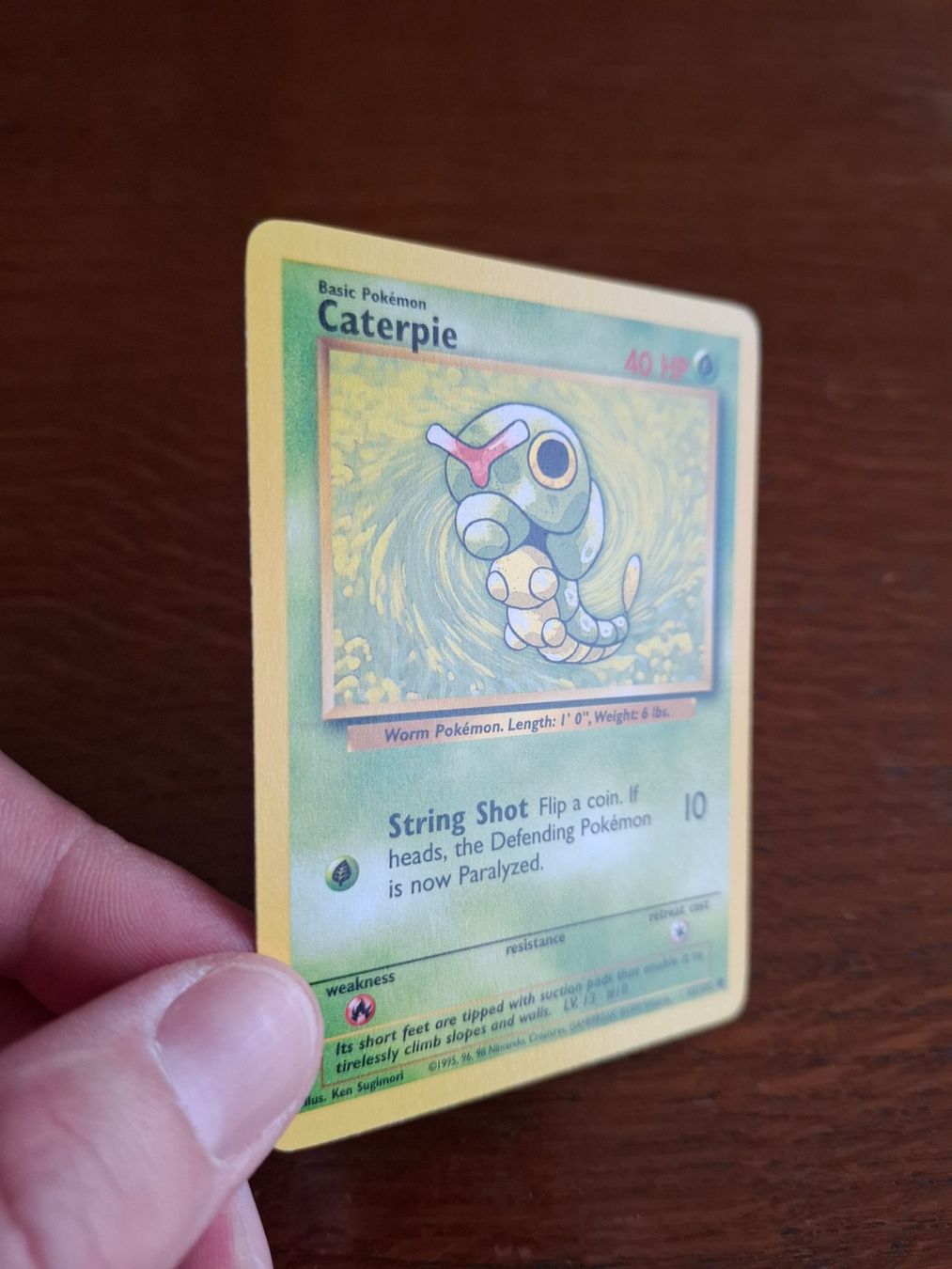 Pokémon Sammelbilder & Trading cards: Pokemon Caterpie Base Set 45/102 – Gebraucht aus Giornico von ale_lc8k 2