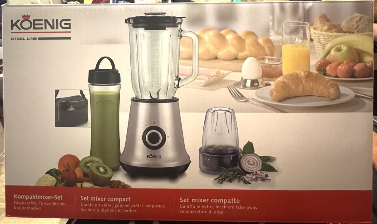 Appareils de cuisine: Koenig Kompaktmixer-Set – Neuf avec emballage d'origine à Basel par maulwurf012