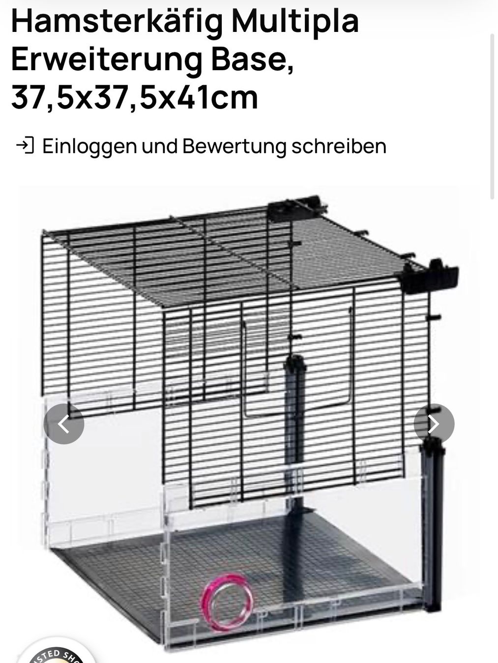 Ferplast Käfige, Transport & Sicherheit: Hamsterkäfig – Gebraucht aus Düdingen von Liaso 2