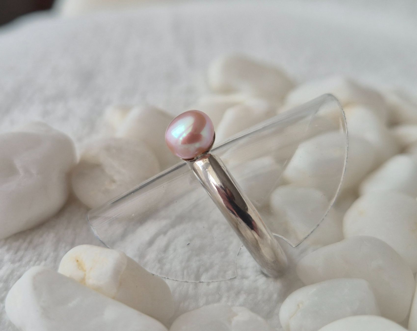 Anelli: Ring Perle Silber 925 NEU – Nuovo e nell'imballaggio originale da Dielsdorf venduto da kumsch 3