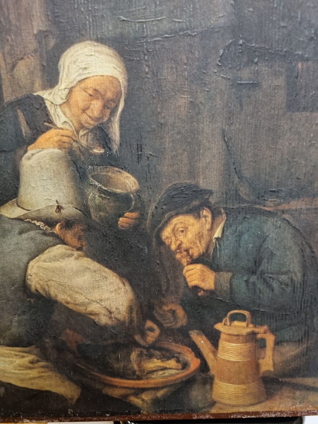 Dipinti: Adriaen van Ostade, "Schmausende Bauern", alt – Usato da Trachslau venduto da bastet06 1