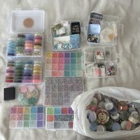 Grand lot de perles pour bijoux