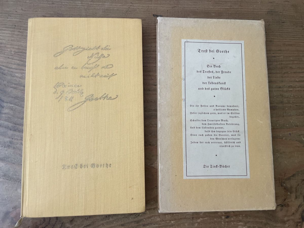 Bücher: Antikes Buch Croft bei Goethe 1939 – Gebraucht aus Winterthur von cheerio97 1