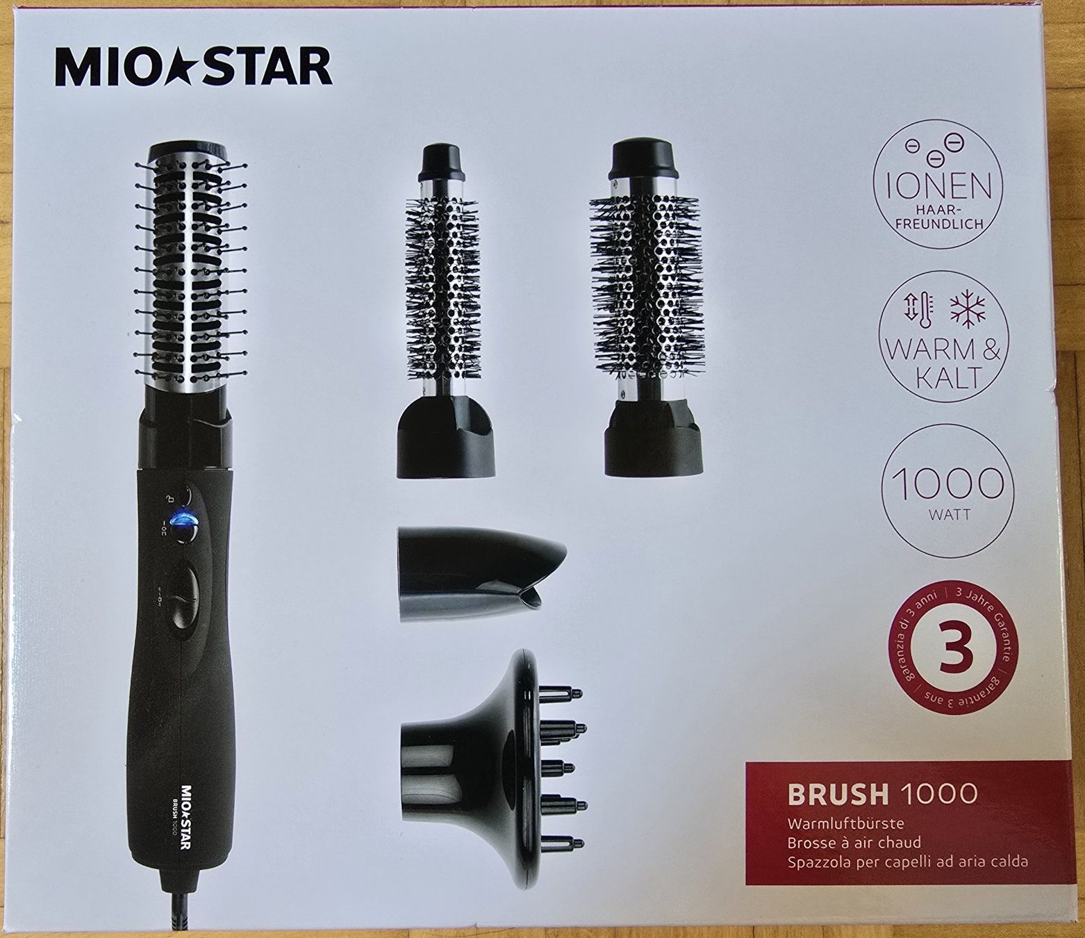 Piastre & Arricciacapelli: Mio Star Brush 1000 Warmluftbürste – Nuovo e nell'imballaggio originale da Froideville venduto da xXSebastienXx 1