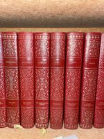 Meisterwerke der Russischen Literatur, rote Ledereinbände