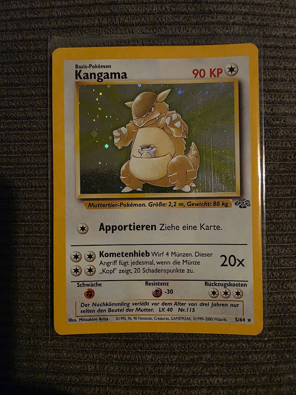 Pokémon Cartes à collectionner: Pokemon Kangama Jungle Deutsch Base Set EX – D'occasion à Kriens par Dante07