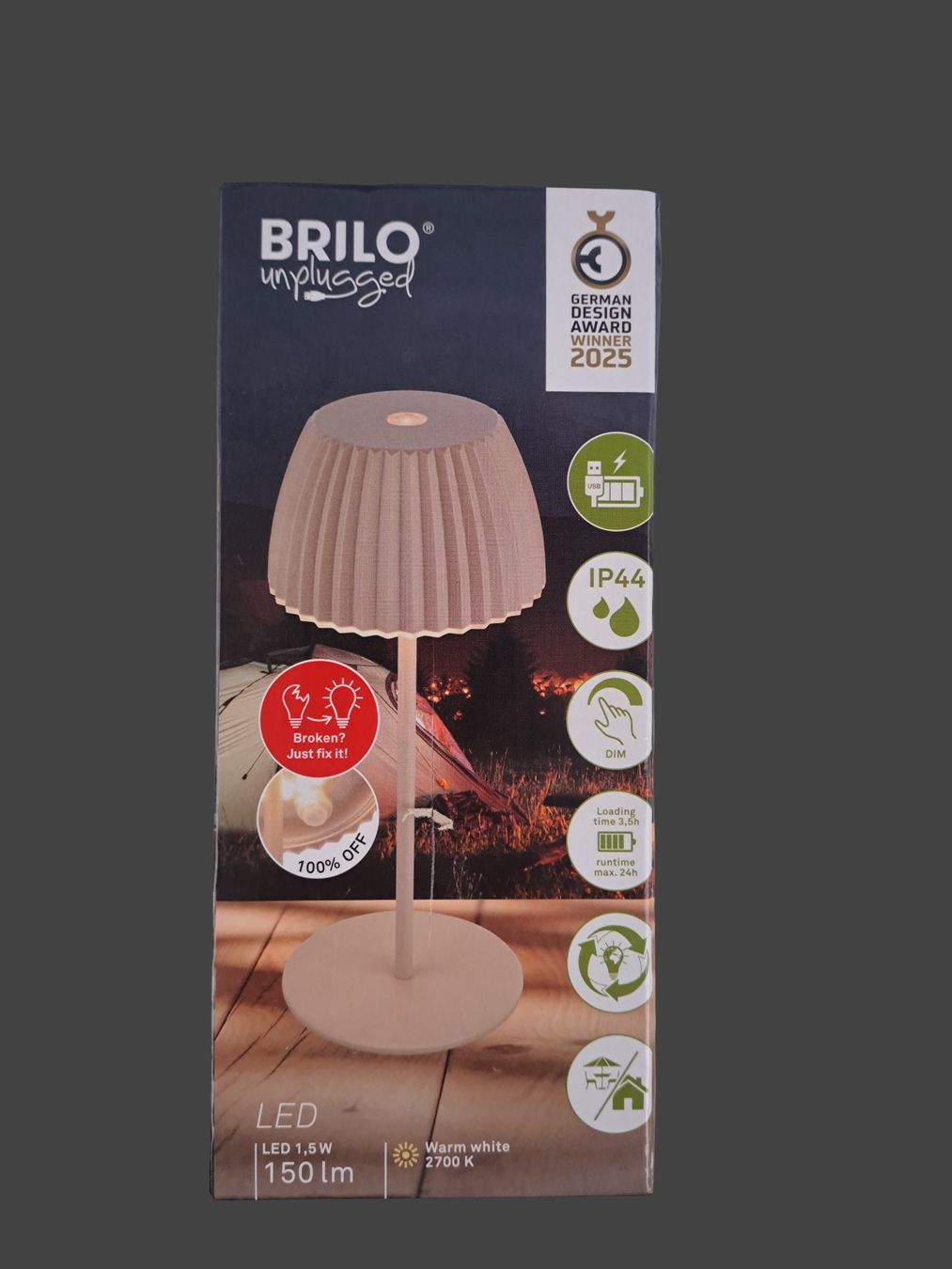 Lampade: BRILO LED-Tischlampe Typ 7552011 – Nuovo (secondo la descrizione) da Männedorf venduto da Restwert_Maennedorf 2