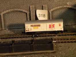 Modelleisenbahn Güterwagen Felsenau Bier gebraucht (318)
