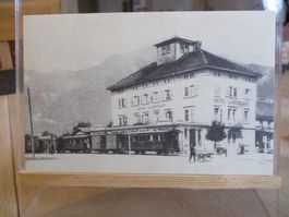 Hotel Landquart RHB Bahnpost 1989 Postkarte  1