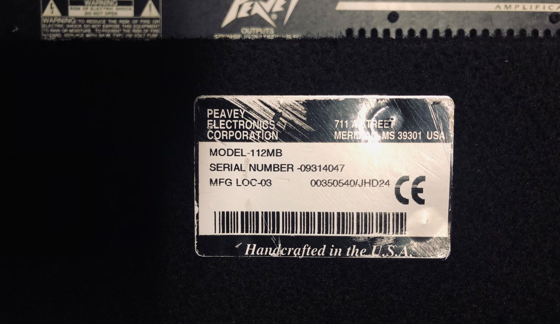 Peavey Amplificatori: PEAVEY BASS AMPLIFICATORE Model 112 MB – Usato da zug venduto da tri_sy2l 4