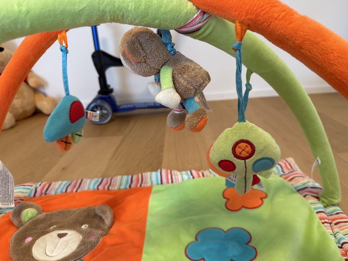 Bogenschiessen: Krabbeldecke mit Spielbogen von Fehn – Neu (gemäss Beschreibung) aus Sonnental von sop_9scm 1