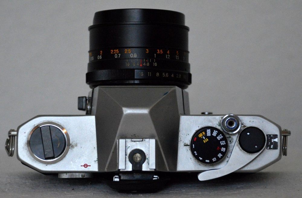 Appareil Photo Reflex Vintage Yashica TL-Electro + Objectif 50mm - Pour Pièces Ou Réparation