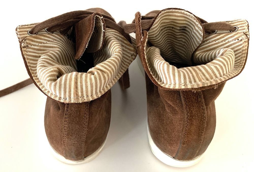 Scarpe da uomo: Chaussures daim cuir made in ITALY – Usato da Orsieres venduto da IndianaJones50a 3