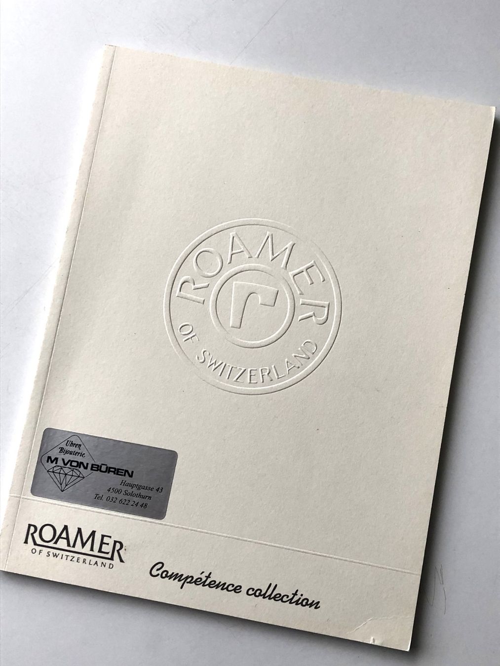Documenti: Roamer Watch Uhren Katalog – Usato da Lommiswil venduto da canoga