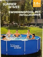 Piscine hors sol Summer Waves 3.6m Cadre métallique - NEUVE