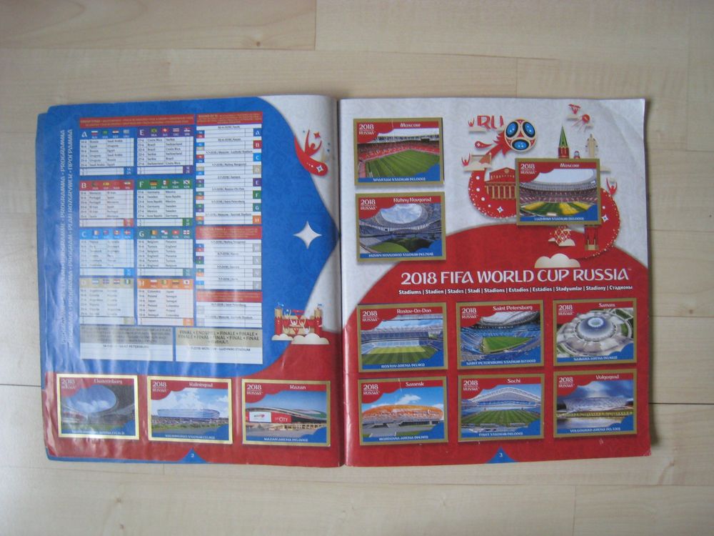 FIFA World Cup RUSSIA 2018 Sticker Album Panini | Kaufen auf Ricardo