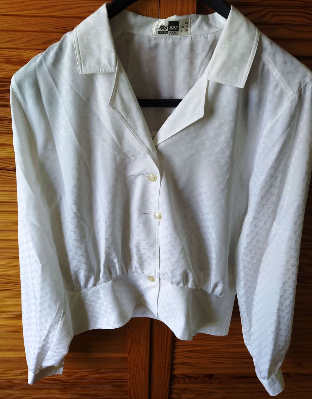 Camicette: Bluse in weiss aus 100% Polyester - Grösse 38 - – Nuovo (secondo la descrizione) da Zürich venduto da 1-2-3 3
