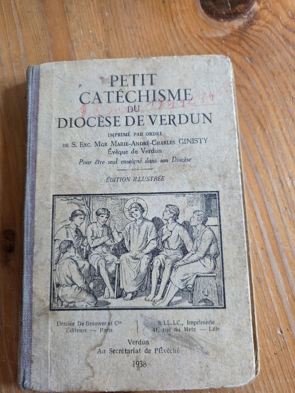 Libri: Petit Catéchisme Diocèse Verdun, illustrée, 1938 – Usato da Niedergösgen venduto da Bertiana