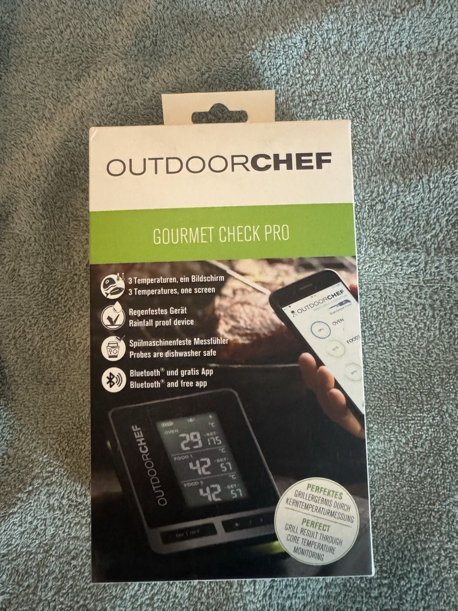 Outdoorchef Sonstiges für Haushalt & Wohnen: OUTDOORCHEF Gourmet Check Pro Fleischthermometer – Neu und originalverpackt aus Horgen von d.k77
