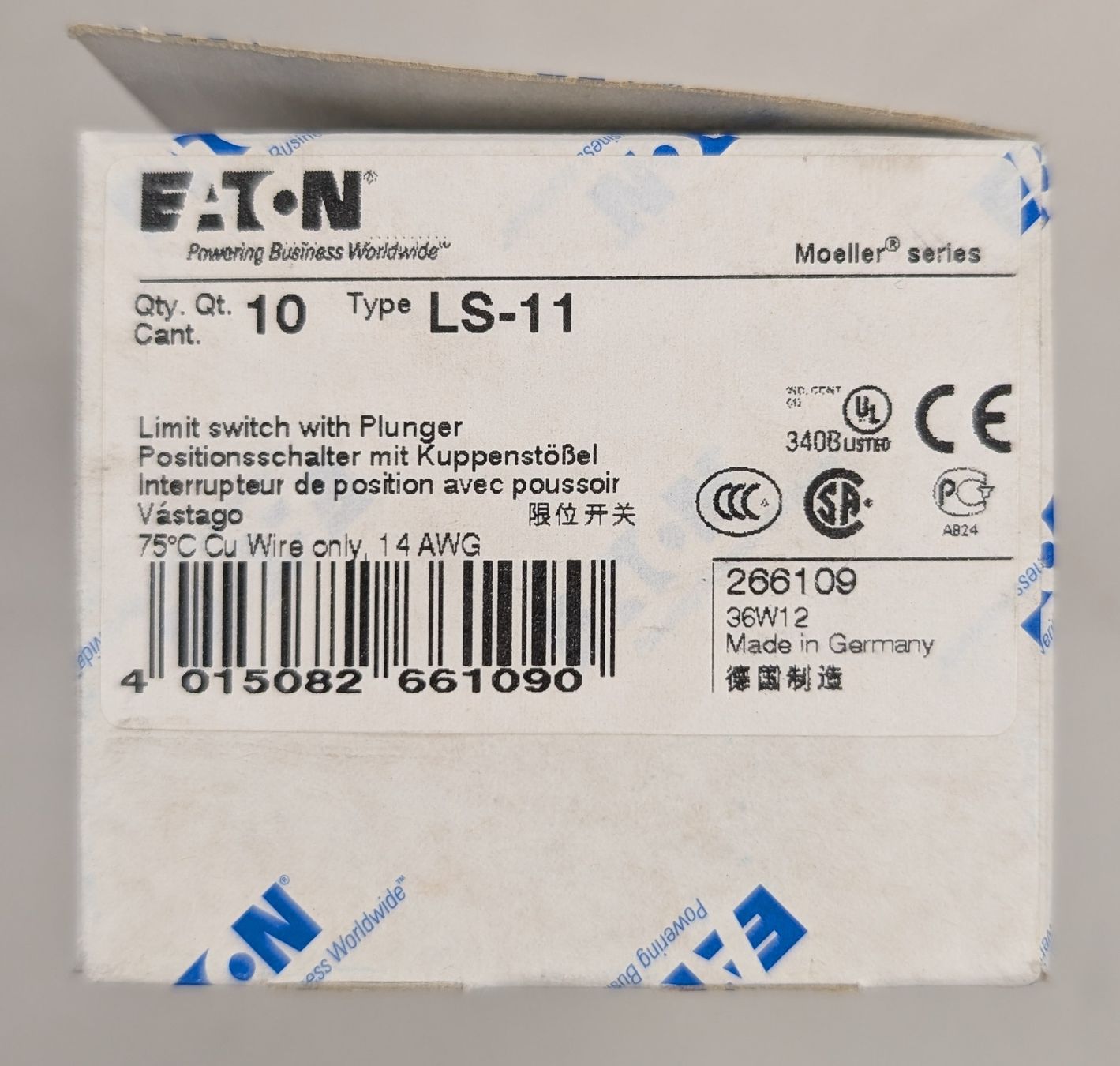 Eaton Interruttori: Positionsschalter mit Kuppenstössel LS-11 – Nuovo e nell'imballaggio originale da Volketswil venduto da mar_c5pv 3