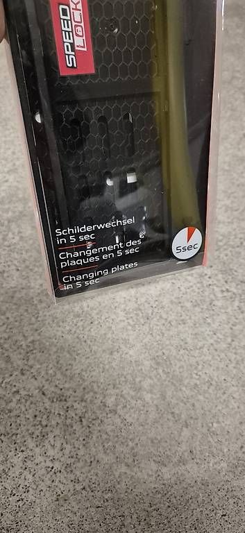 Wandhalterungen: Neuer Satz Speedlock Kennzeichenhalter – Gebraucht aus Adlikon von RiD94 1