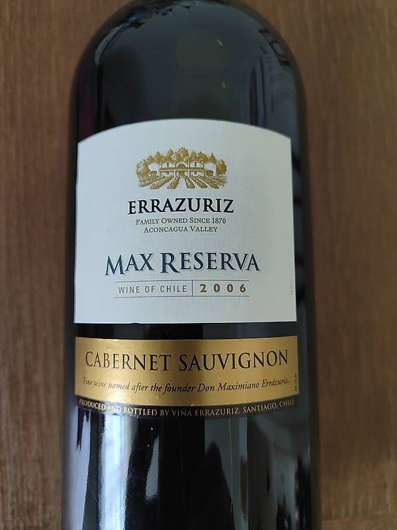 Vino: ERRAZURIZ MAX RESERVA 2006 – Nuovo e nell'imballaggio originale da chur venduto da Hmars