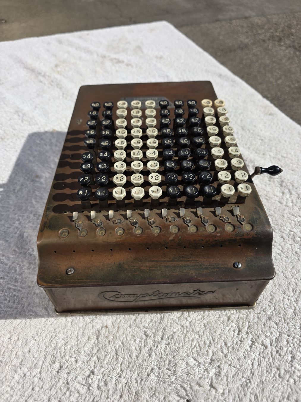Tutte le macchine: Rechenmaschine Antik – Difettoso da Baar venduto da alf_682d