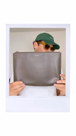 Leather Clutch by Korean Brand Buck & Leather