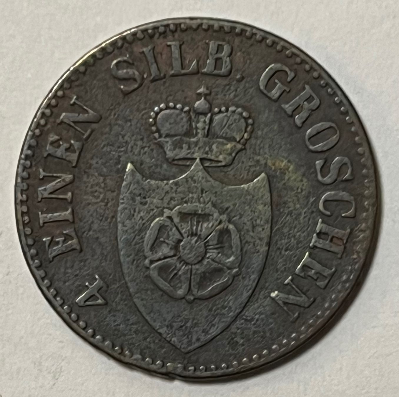 Tutti le monete: 3 Pfenninge - Principality of Lippe - 1847 – Usato da Dietikon venduto da Numis8953 1