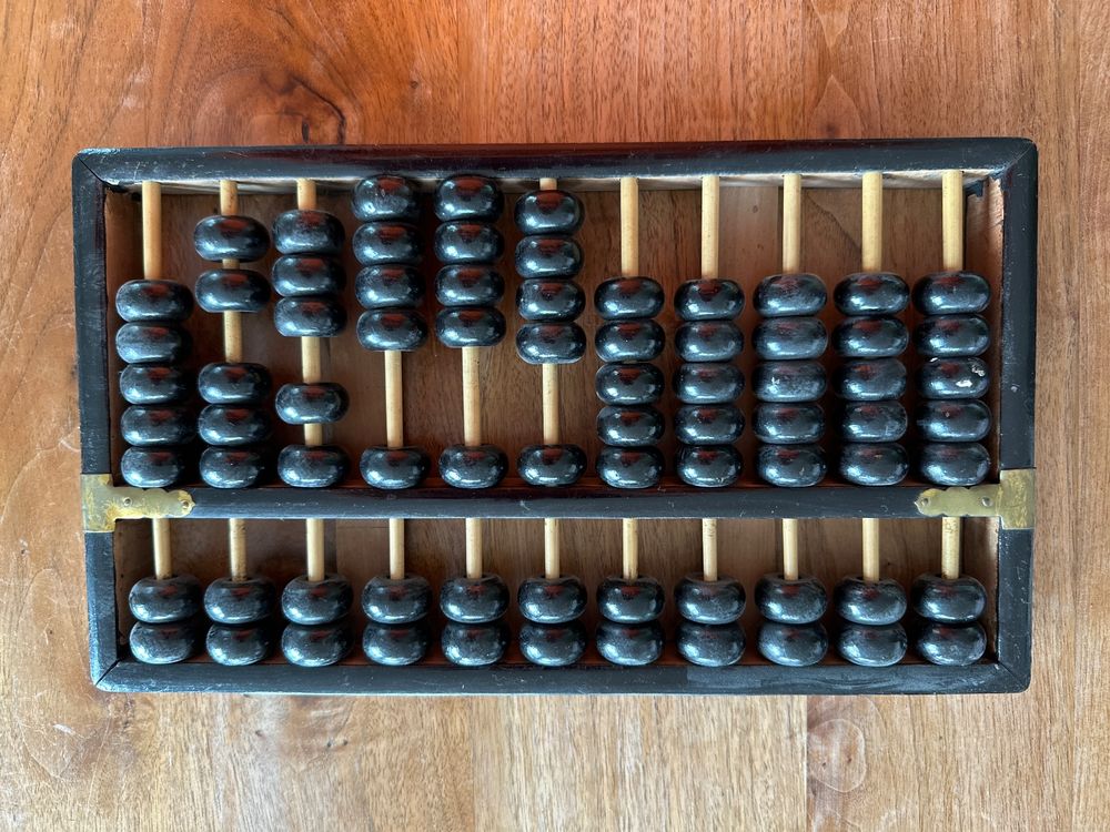ORFOFE Abakus Aus Holz - 28cm Lernspielzeug Für Mathematik