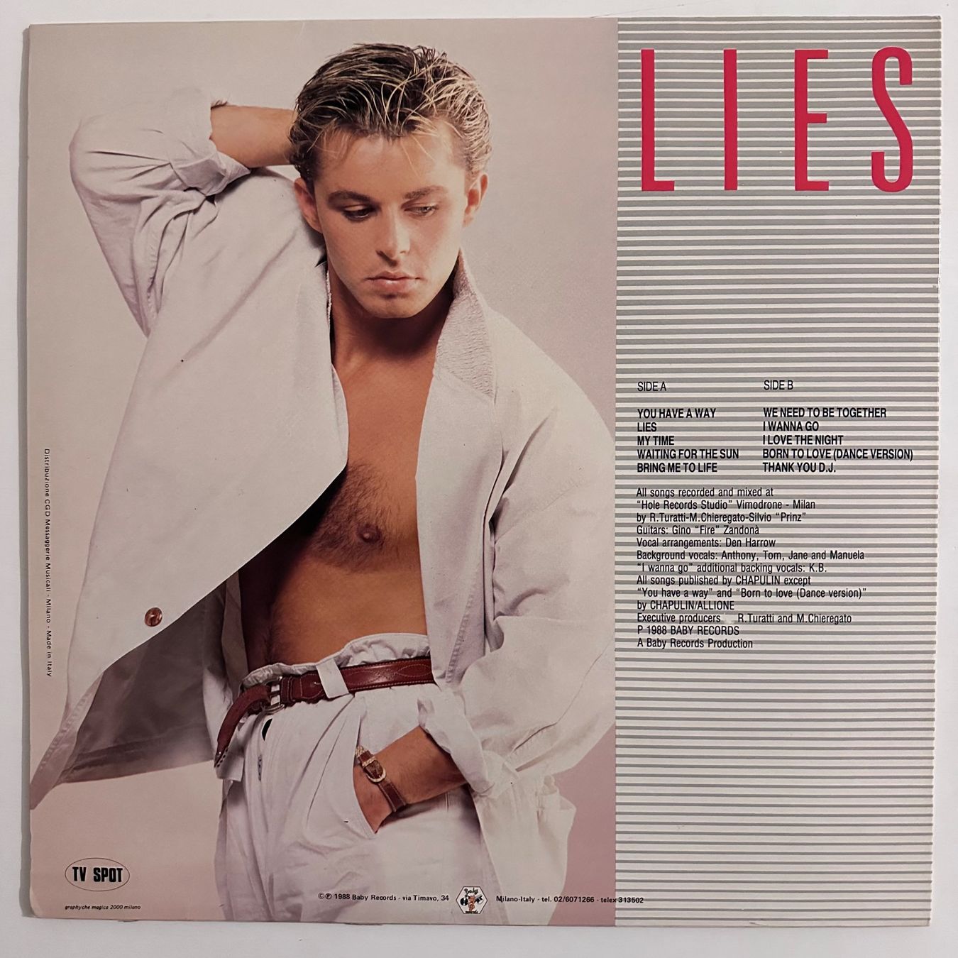 Dischi in vinile: LP - Den Harrow - Lies – Usato da Breganzona venduto da Onairda75 1