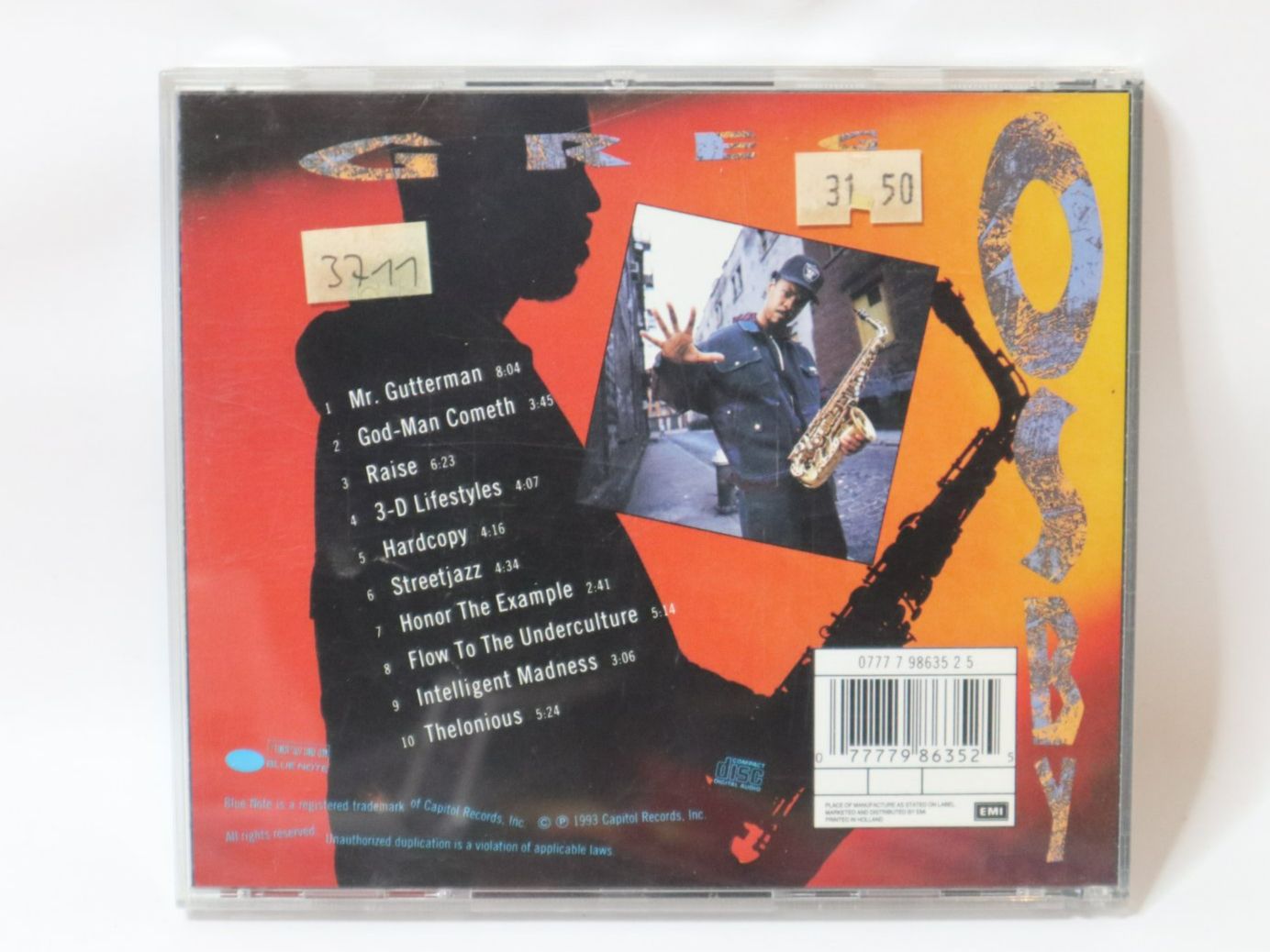 CD: CD Greg Osby Lifestyles, Blue Note – Usato da Eschenbach SG venduto da Astalavista 1