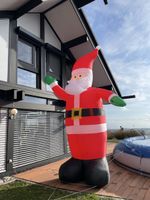 Père Noël Gonflable 400cm - Déco Noël Intérieur/Extérieur