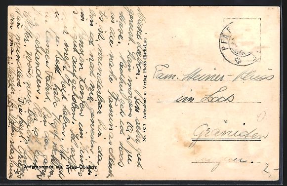 Cartes postales: Pfäfers, Ortsansicht mit Bergpanorama – D'occasion à Berlin par bartko-reher 1