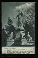 AK Basel, Das St. Jacob-Denkmal, 1898