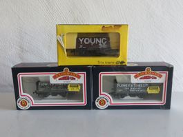 Trix Trains H0: Set mit 3 englischen Güterwagen, OVP