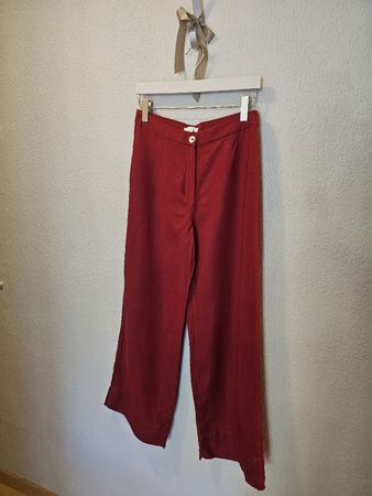 Rote H&M Leinen Hose Grösse 40 ❤️