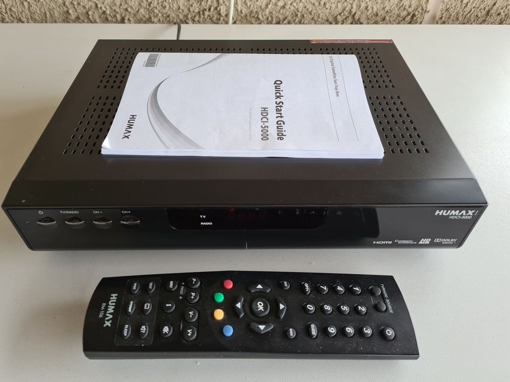 Humax HDCI-5000 Sat-Receiver (Gebraucht) in Bazenheid für CHF 55 – mit ...