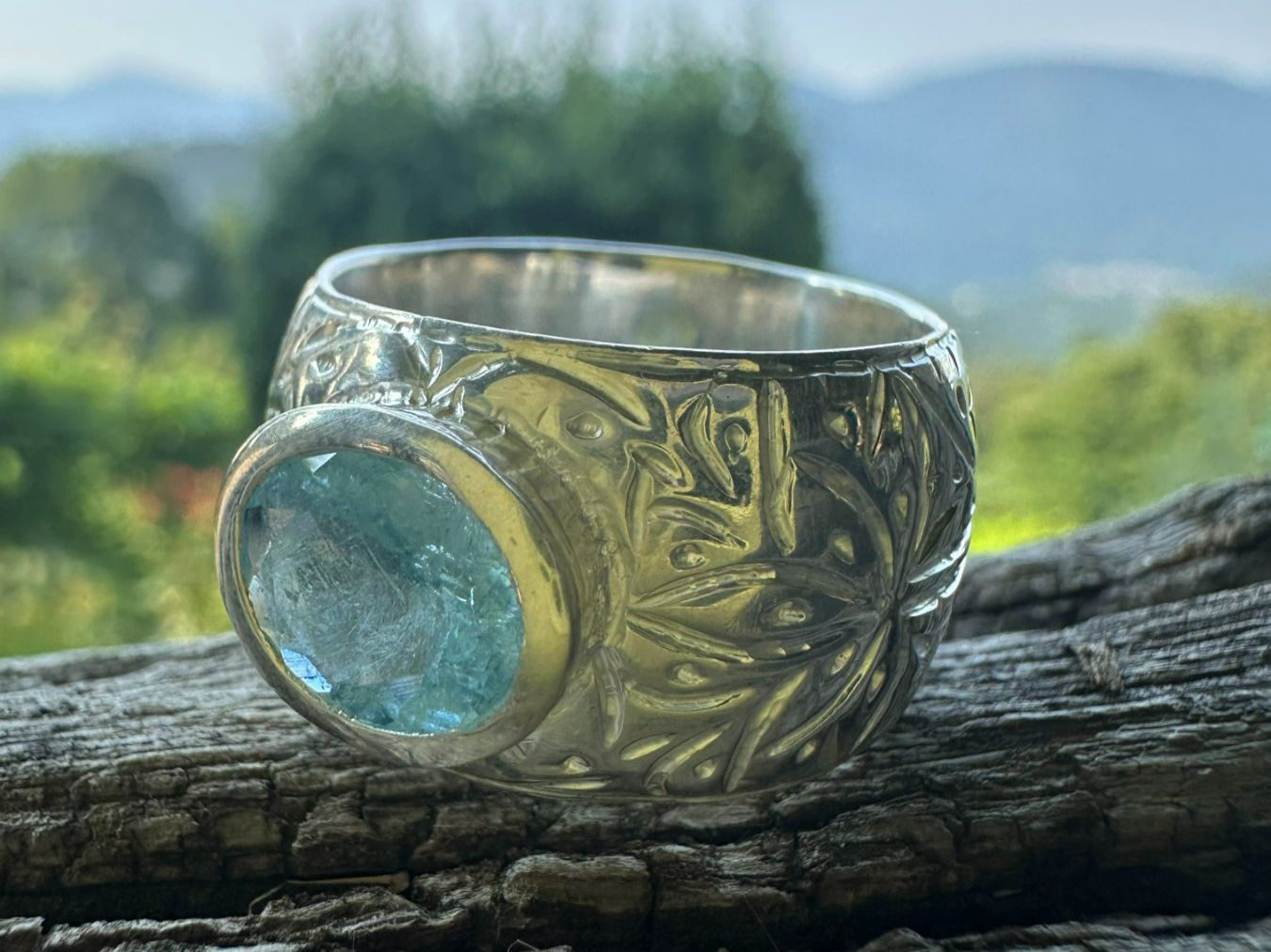Olga Ribler Anelli: Aquamarin Ring - Sterling Silber 925 - Grösse 56 – Nuovo (secondo la descrizione) da Luzern venduto da Schmuckoutlet