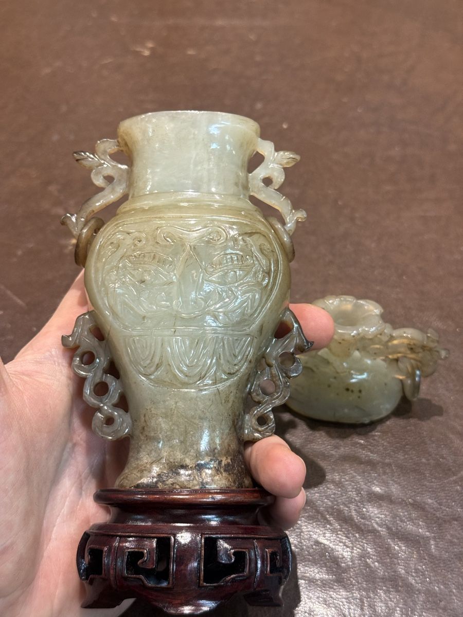 Sculptures & Statues: Antike Jade-Deckelvase, China – D'occasion à Zofingen par GrosisWonderkeller 8
