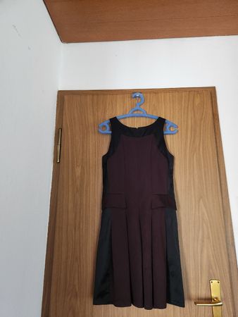 Robe The Kooples bicolore noire et bordeaux taille XS