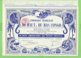 Compagnie Francaise du Haut & du Bas Congo 1929