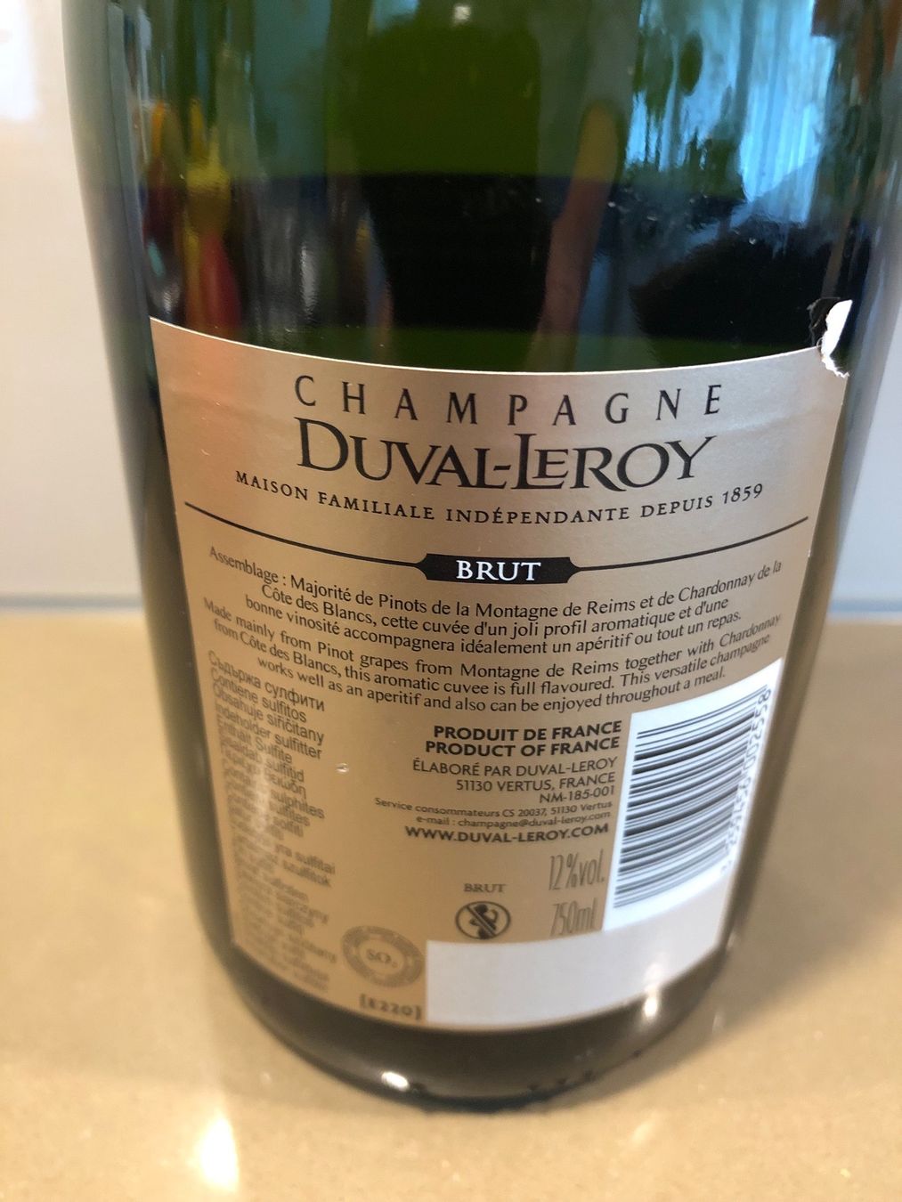 Vino: Duval-LeRoy Brut Reserve Champagner 7,5dl – Nuovo e nell'imballaggio originale da Wald ZH venduto da mlnt 5