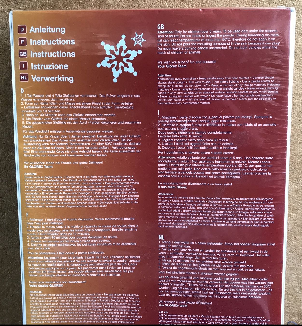 Kerzenständer: CREATIV SET WINDLICHT ORIGINALVERPACKT – Neu und originalverpackt aus Ostermundigen von Wyatt-Earp 2