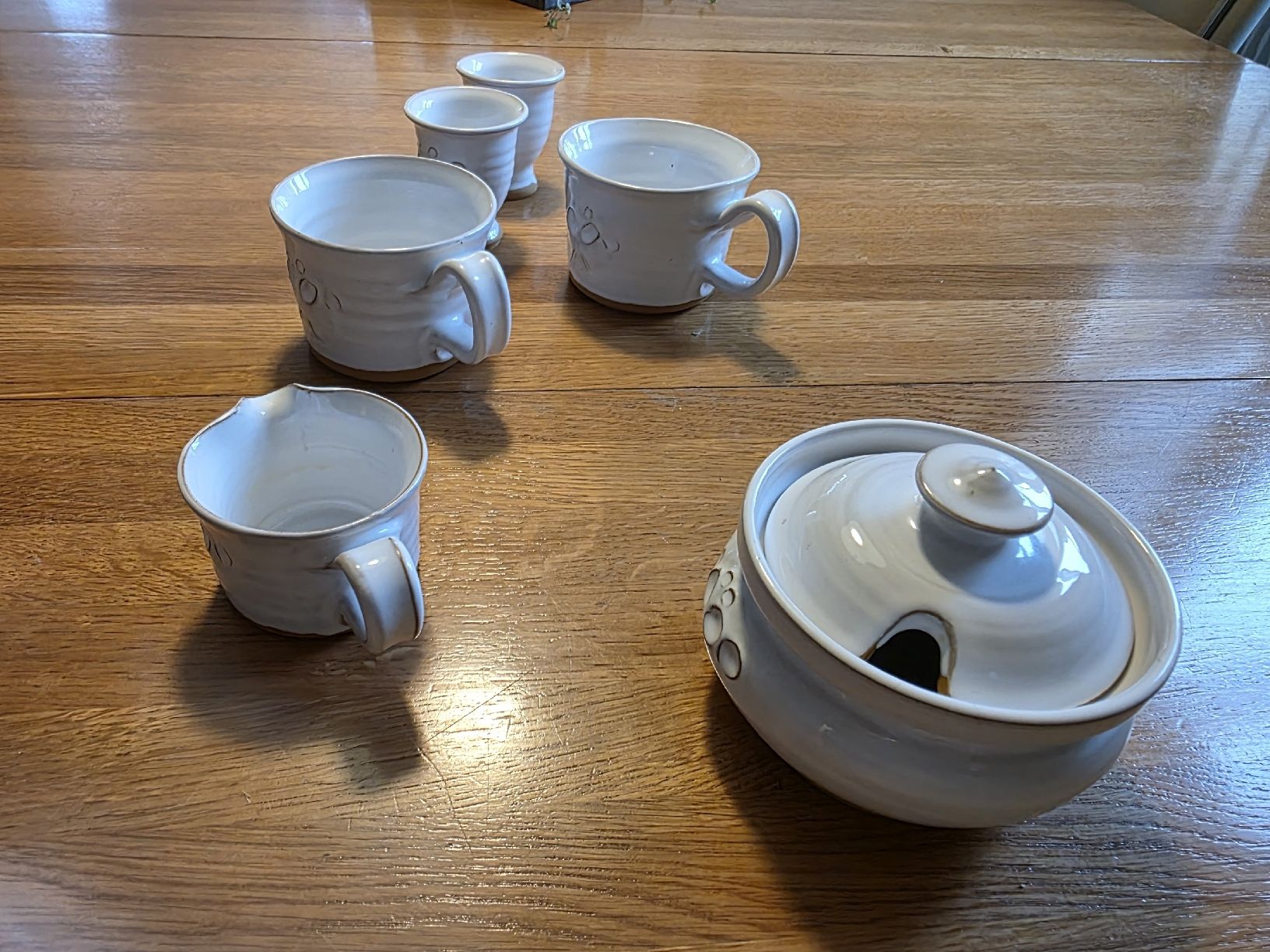 Set di piatti: Edles älteres Keramik-Teeservice, 6-teilig – Usato da Suhr venduto da andreas_2008 3