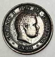 5 Réis - Carlos I - Portugal - 1900