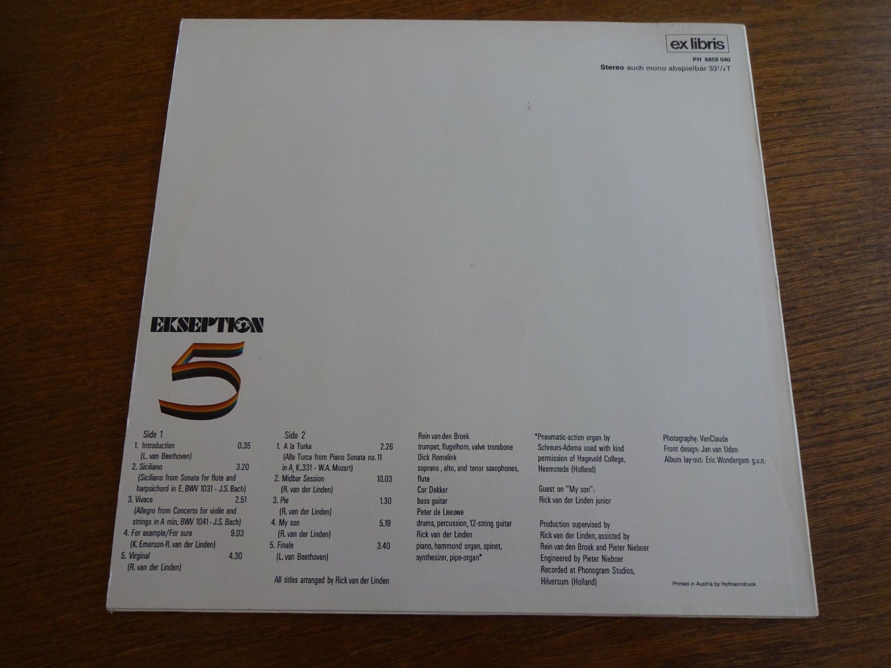 Dischi in vinile: EKSEPTION  "5" – Nuovo (secondo la descrizione) da Cham venduto da mktreasure 1