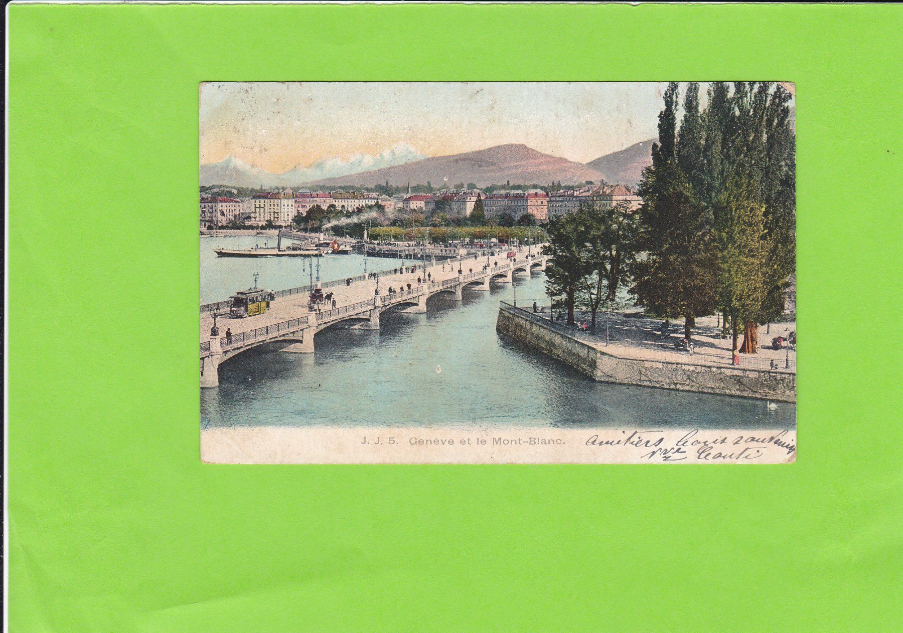 Cartoline postali: Genève--1906 versendet – Usato da St. Peterzell venduto da neckertal