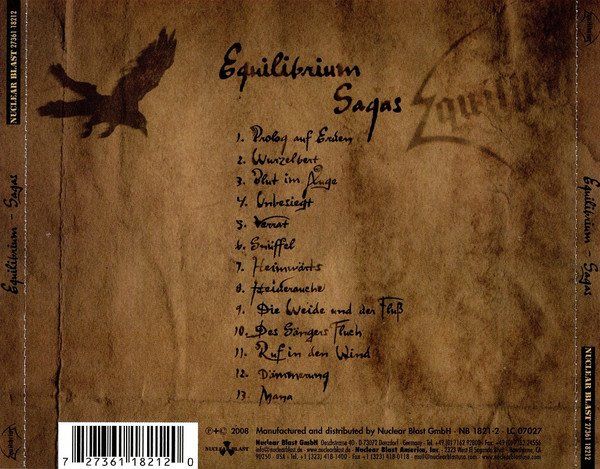 CD: Equilibrium – Sagas – Usato da Gingins venduto da Demonseed 1